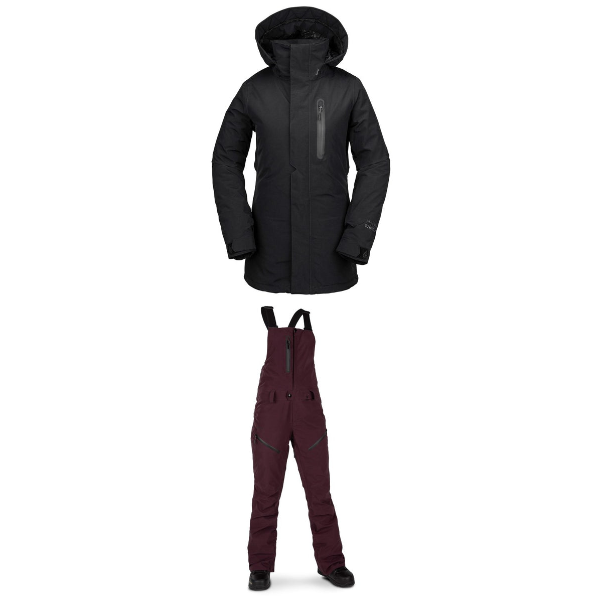 Volcom Eva Insulated GORE-TEX Jacket + Volcom Elm GORE-TEX Bib Overalls - Women's
