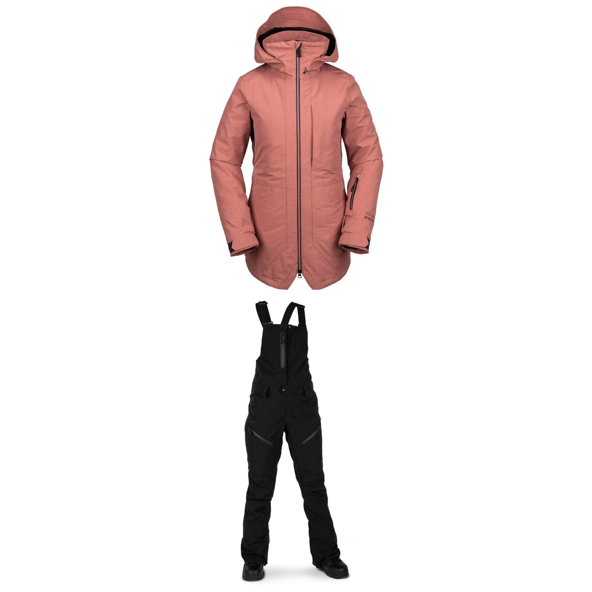Volcom Iris 3-in-1 GORE-TEX Jacket + Elm GORE-TEX Bib Overalls - Women's 2019