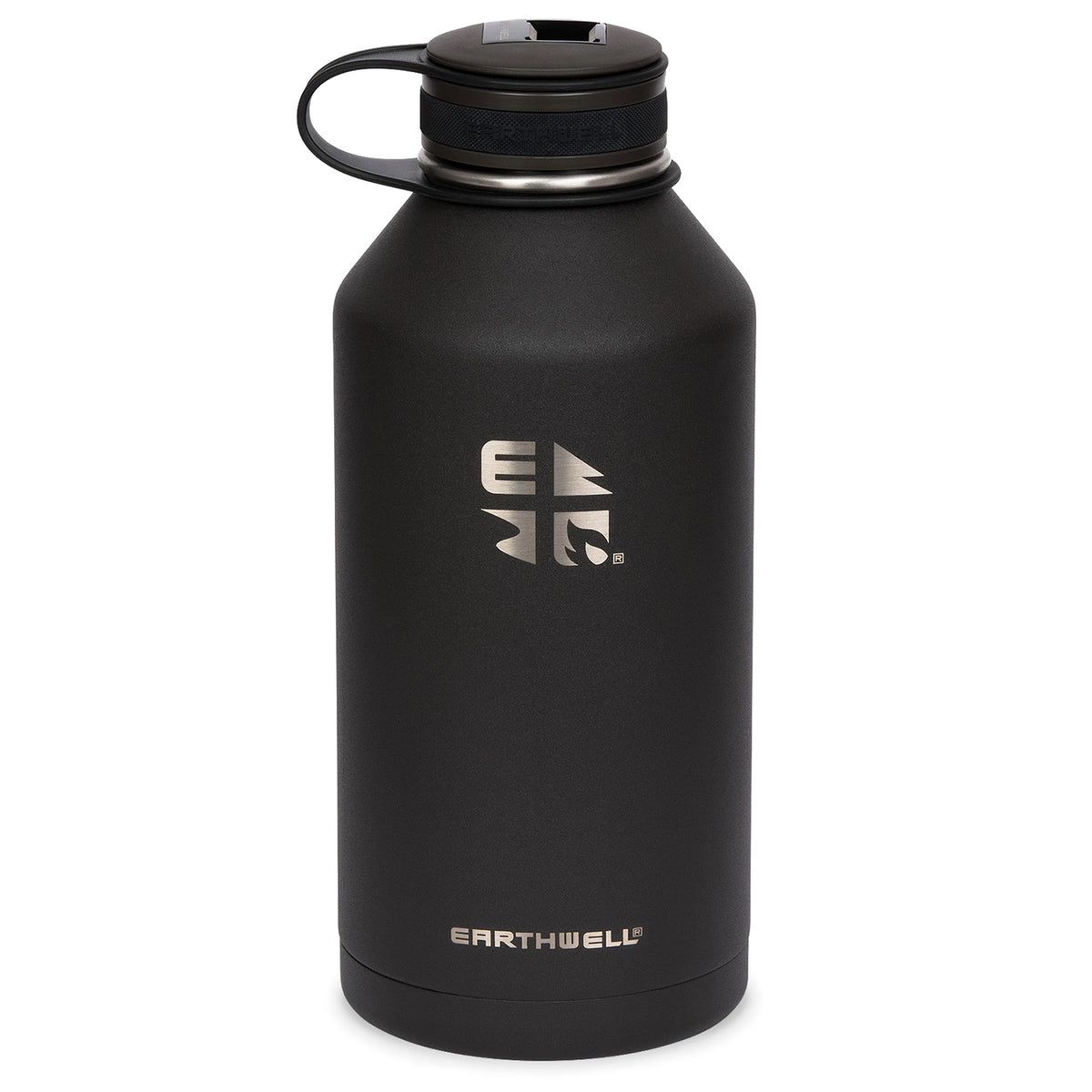 Earthwell 64oz Kewler™ Opener Bottle Volcanic Black