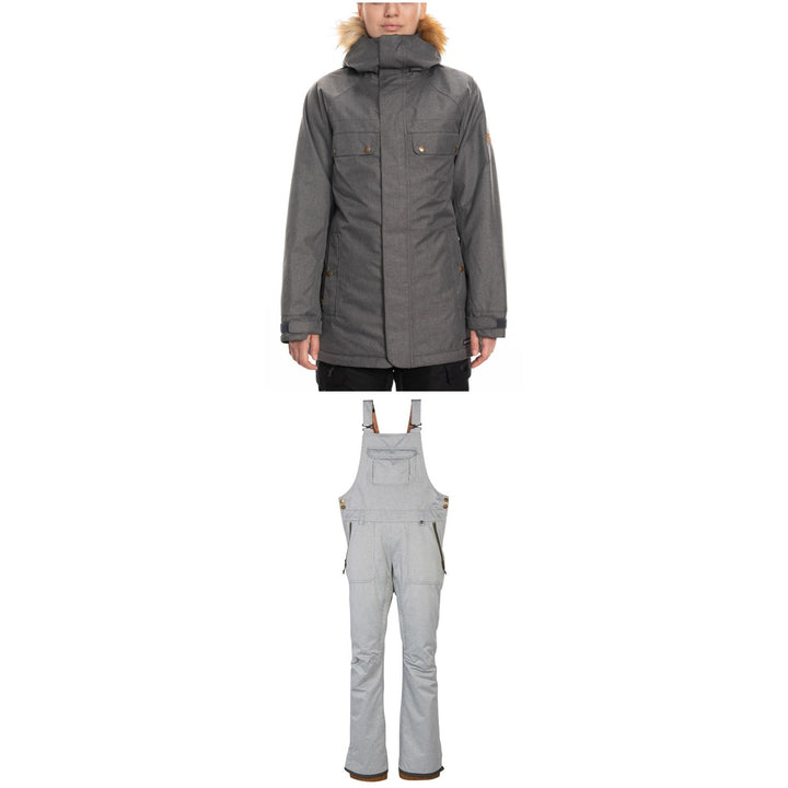 686 Dream Insulated Jacket + Black Magic Insulated Bibs - Women's
