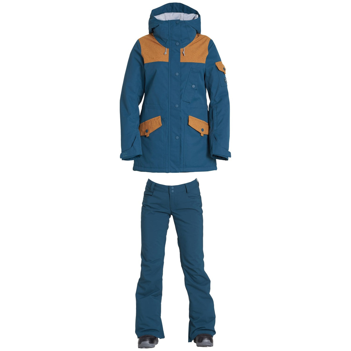 Billabong Scenic Route Jacket + Billabong Terry Stretch Pants - Women's
