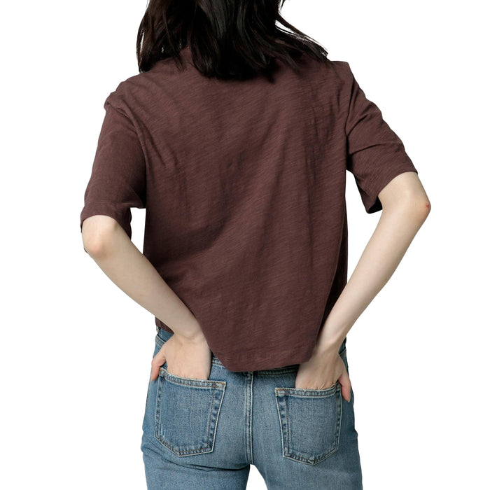 Richer Poorer Grown Up Crop T-Shirt - Women's Java