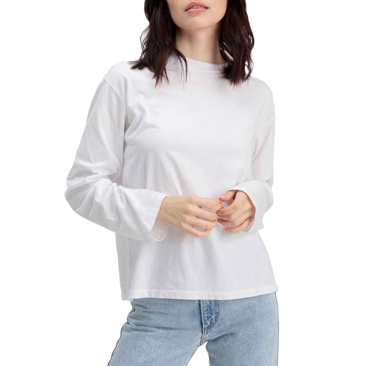 Richer Poorer Long-Sleeve Standard T-Shirt - Women's White
