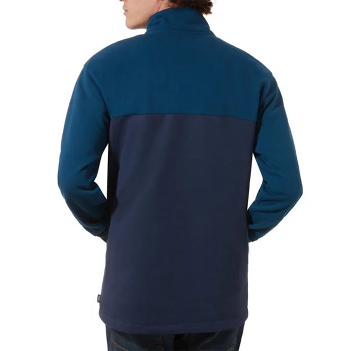 Vans Retro Active QZP Sweatshirt Gibraltar Sea/Dress Blues Back View