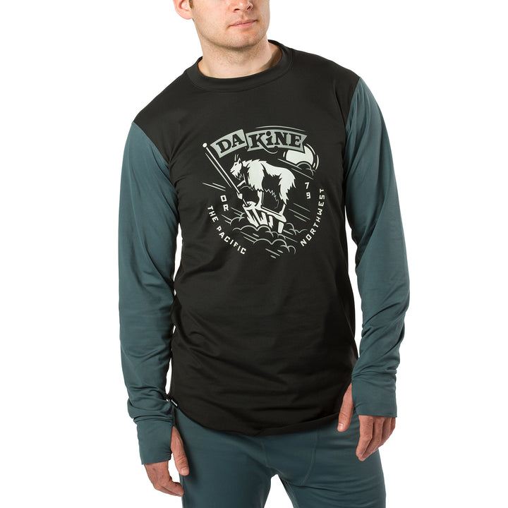 Dakine Kickback Lightweight Base Layer Top Black/Dark Slate
