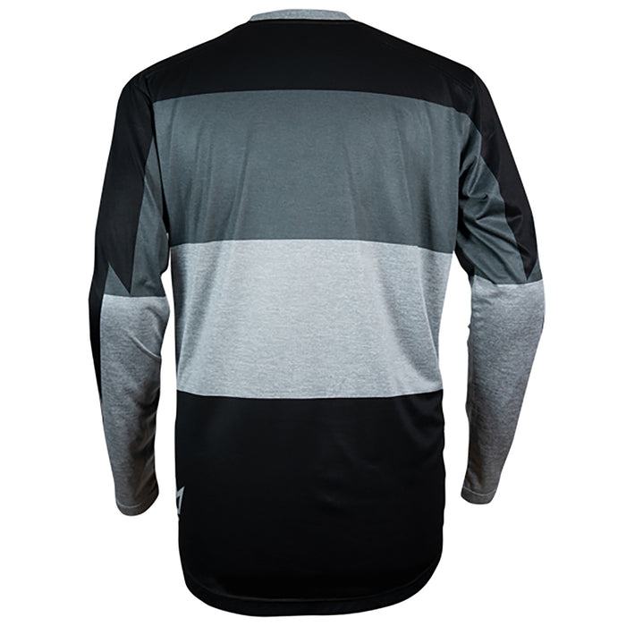 Royal Racing Long Sleeve Race Jersey Black/Grey Heather