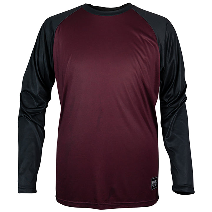 Royal Racing Heritage Long Sleeve Jersey Plum Red/Black Heather