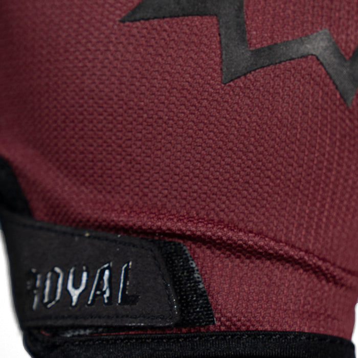 Royal Racing Quantum Bike Gloves Plum Red/Black