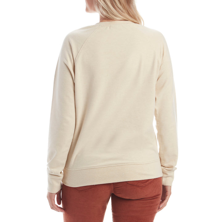 Patagonia Pastel P-6 Label Ahnya Crew Sweatshirt - Women's Oyster White