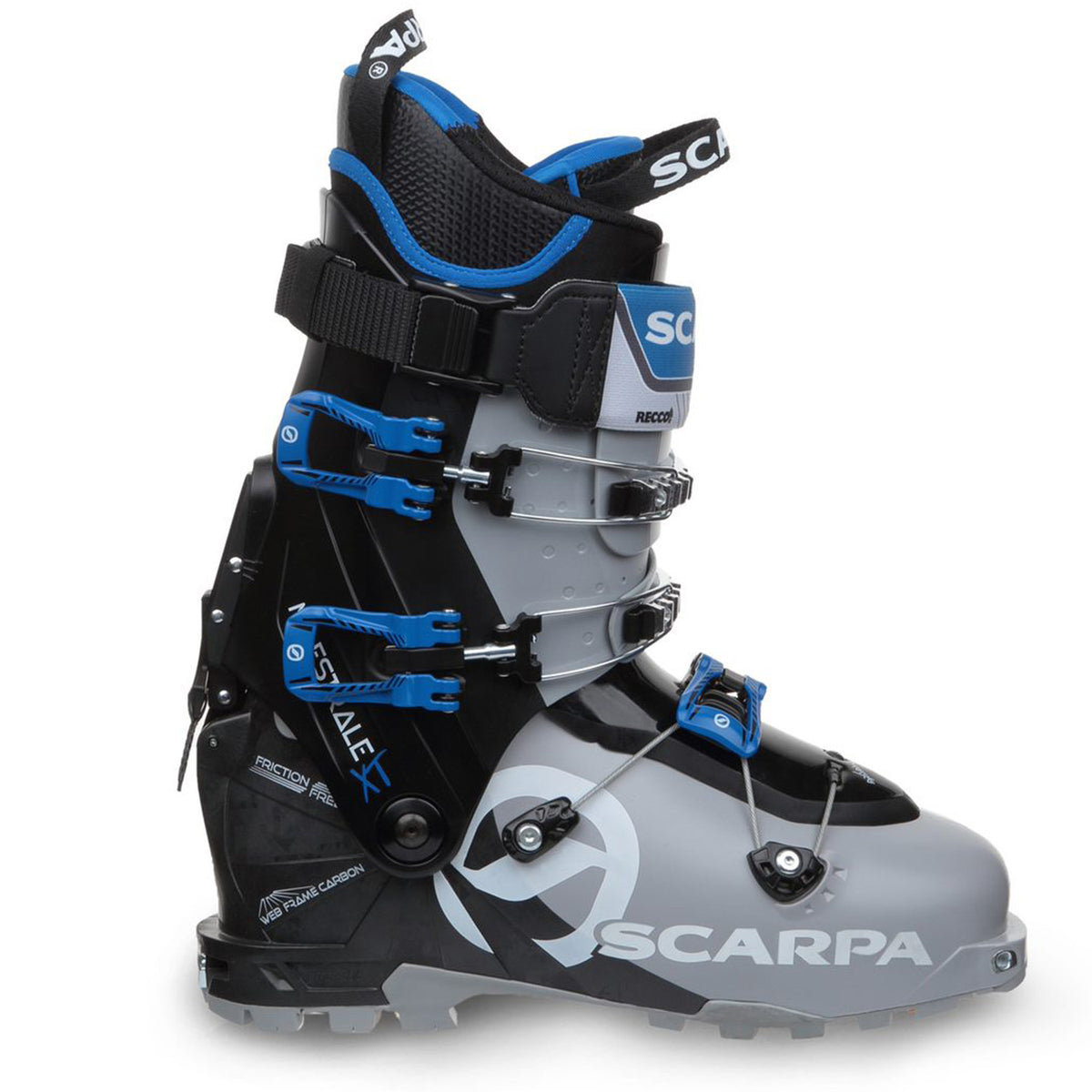 Scarpa Maestrale XT Alpine Touring Ski Boots 2022 Grey/Black/Blue