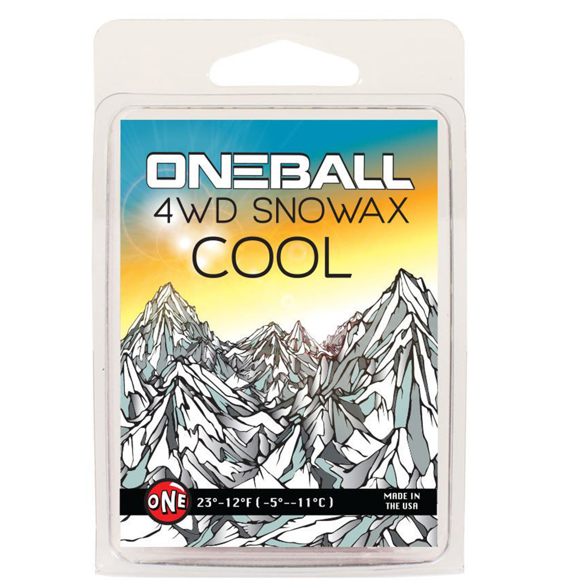 OneBall 4WD Cool Snowboard Wax - (28° to 21°F) None