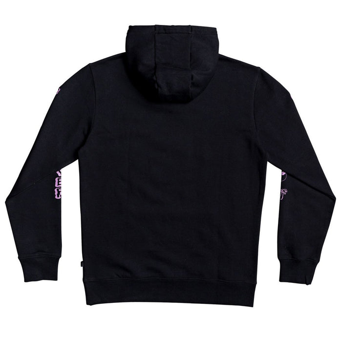 Quiksilver Strange Times Screen Fleece Hoodie Black