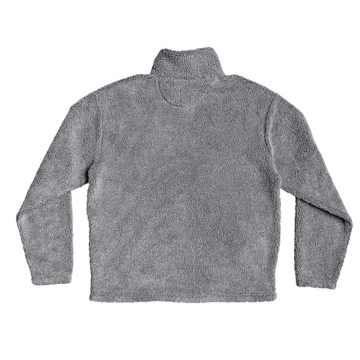 Quiksilver Bogong Gum Half-Zip Popcorn Sherpa Fleece Tarmac