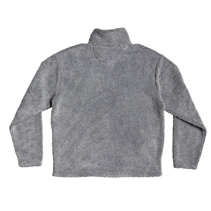 Quiksilver Bogong Gum Half-Zip Popcorn Sherpa Fleece Tarmac