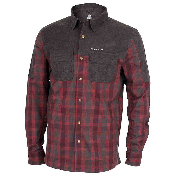 Club Ride Jack Flannel Merlot