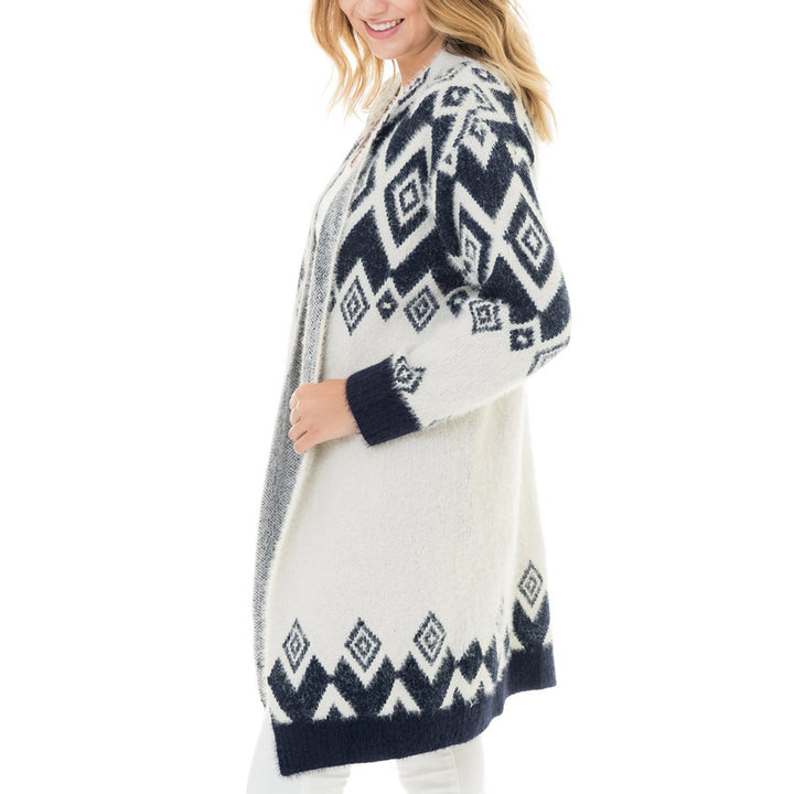 Woven Heart Flint Sweater - Women's Navy