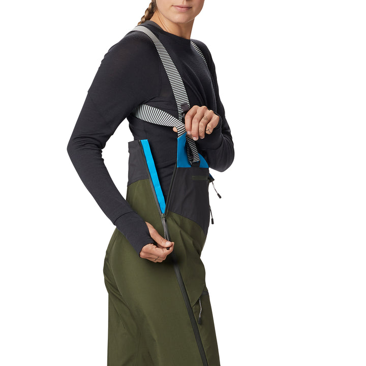 Mountain Hardwear Exposure/2™ GORE-TEX Pro Short Bibs - Women's Dark Army
