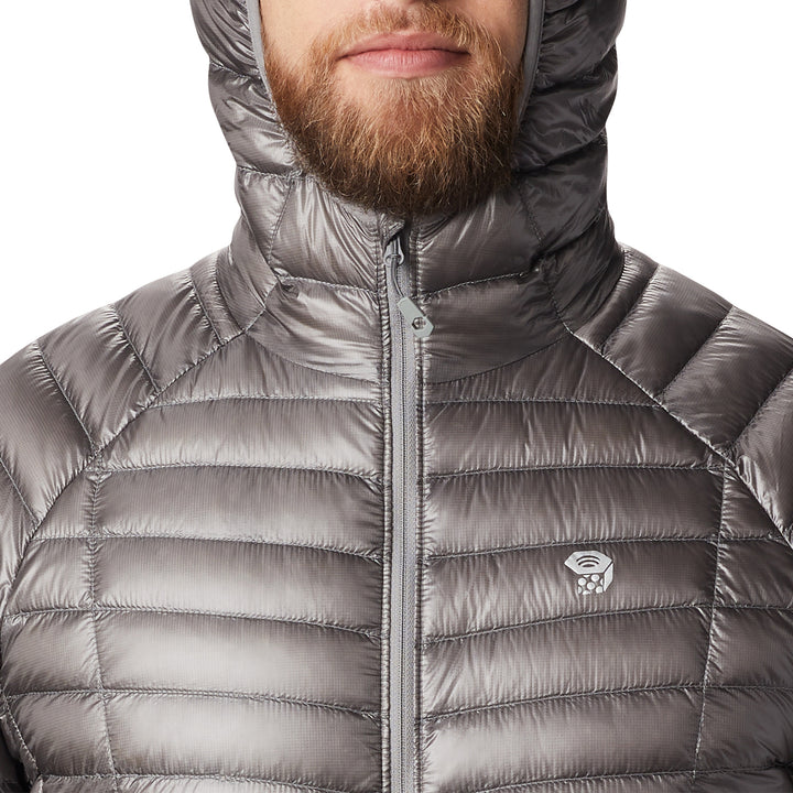 Mountain Hardwear Ghost Whisperer™ Hooded Down Jacket Manta Grey