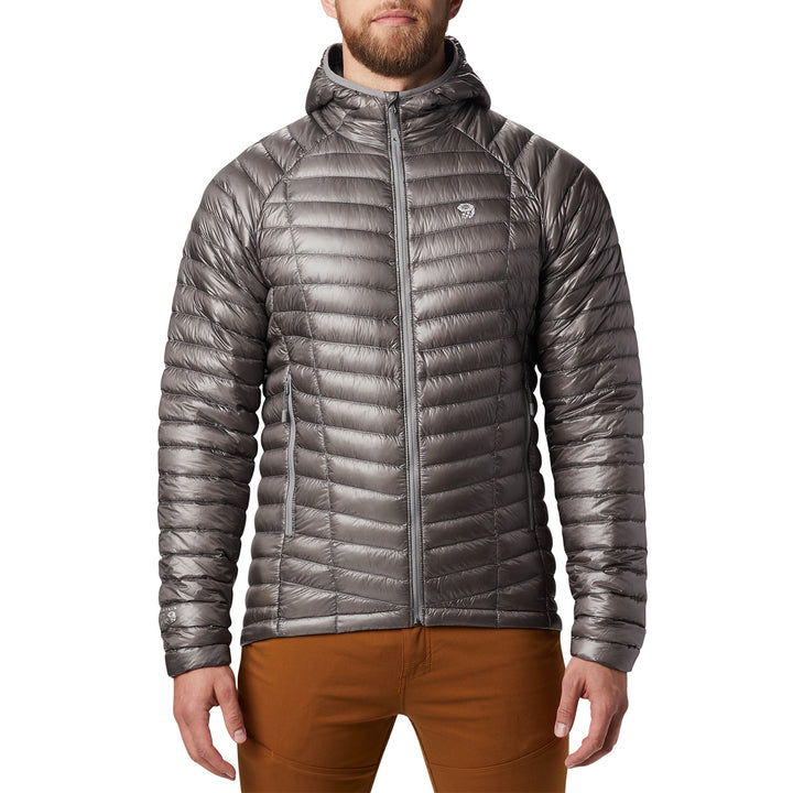 Mountain Hardwear Ghost Whisperer™ Hooded Down Jacket Manta Grey