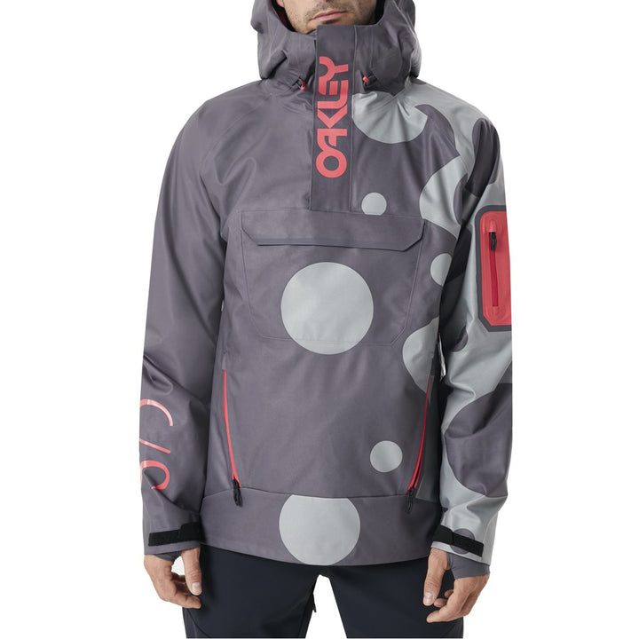 Oakley 10K 3L Shell Pullover Jacket Staple Bubble