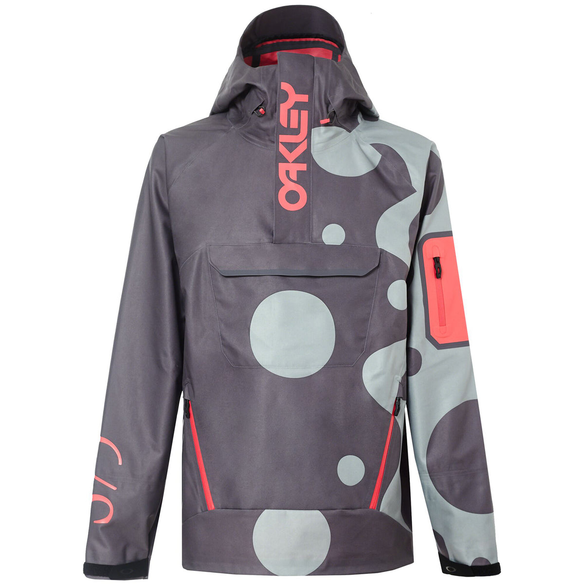 Oakley 10K 3L Shell Pullover Jacket Staple Bubble