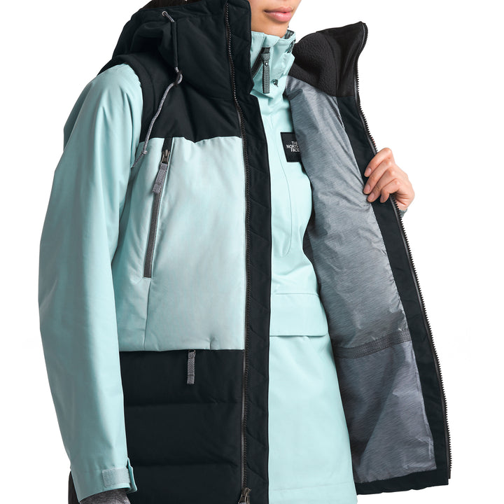 The North Face Pallie Down Vest - Women's TNF Black/Cloud Blue