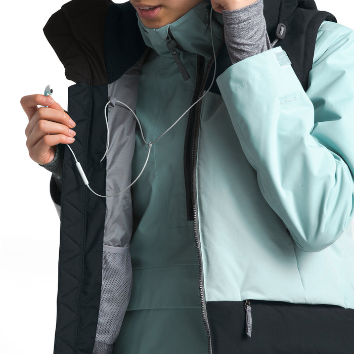 The North Face Pallie Down Vest - Women's TNF Black/Cloud Blue