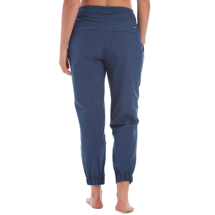 Patagonia Lined Happy Hike Studio Pants - Women's Smolder Blue