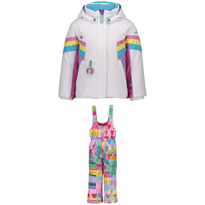 Obermeyer Neato Jacket + Snoverall Printed Pants - Little Girls'