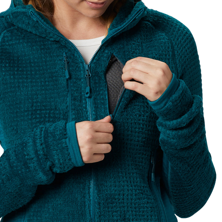 Mountain Hardwear Monkey Woman™ Grid Hooded Jacket - Women's Dive