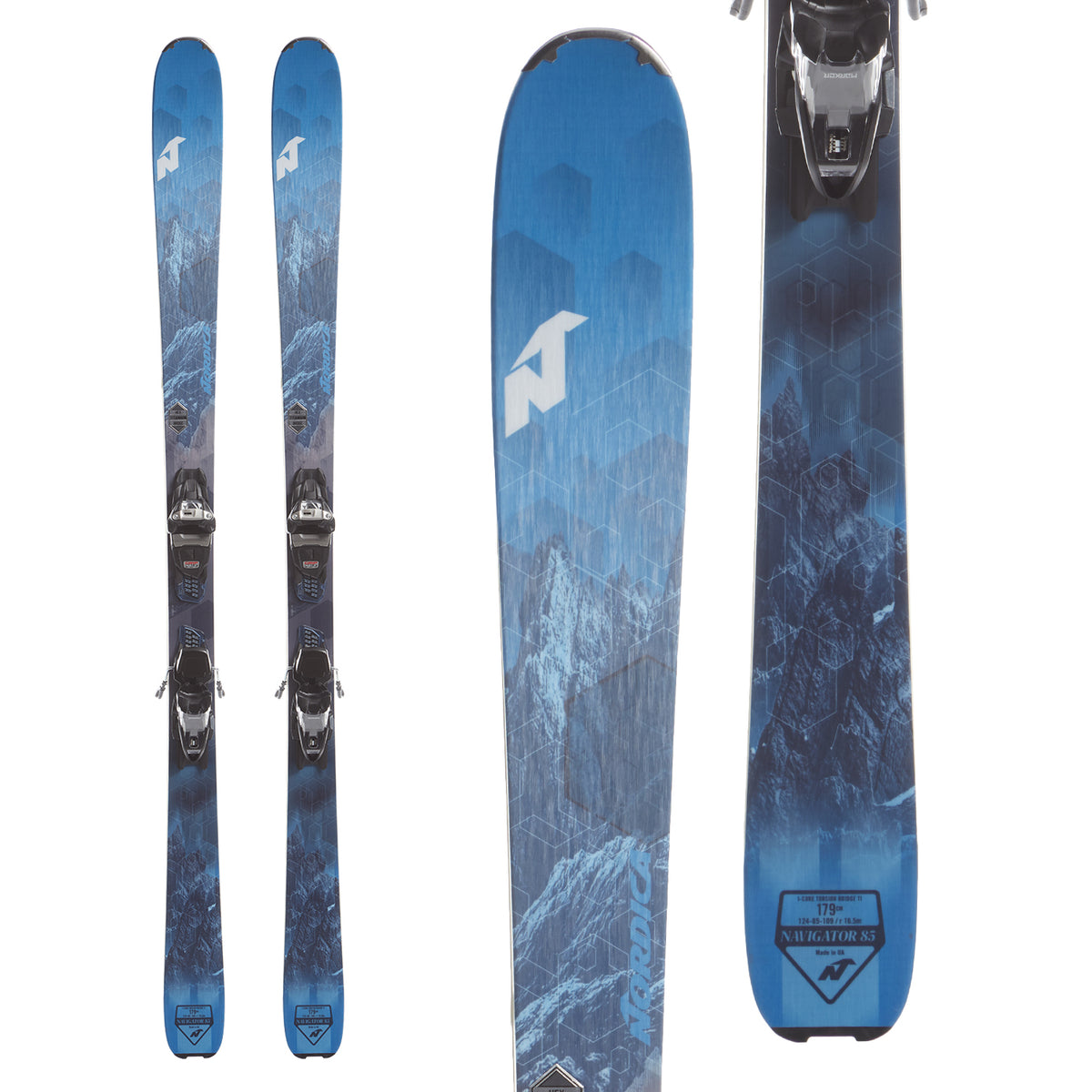 Nordica Navigator 85 Skis + Free 11 Bindings 2019