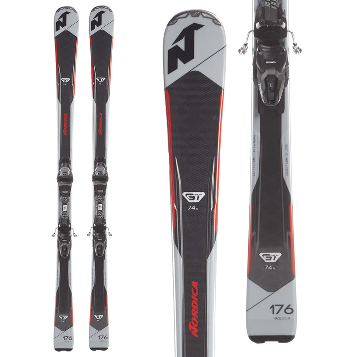 Nordica GT 74 R Skis + TP2 Compact 10 Bindings 2019