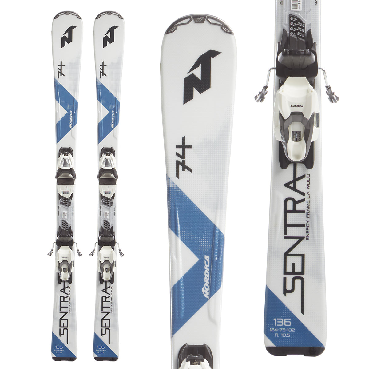Nordica Sentra 74 R + TLT 10 Bindings - Women's 2019