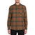 Volcom Caden Plaid Long-Sleeve Flannel Shirt Mud