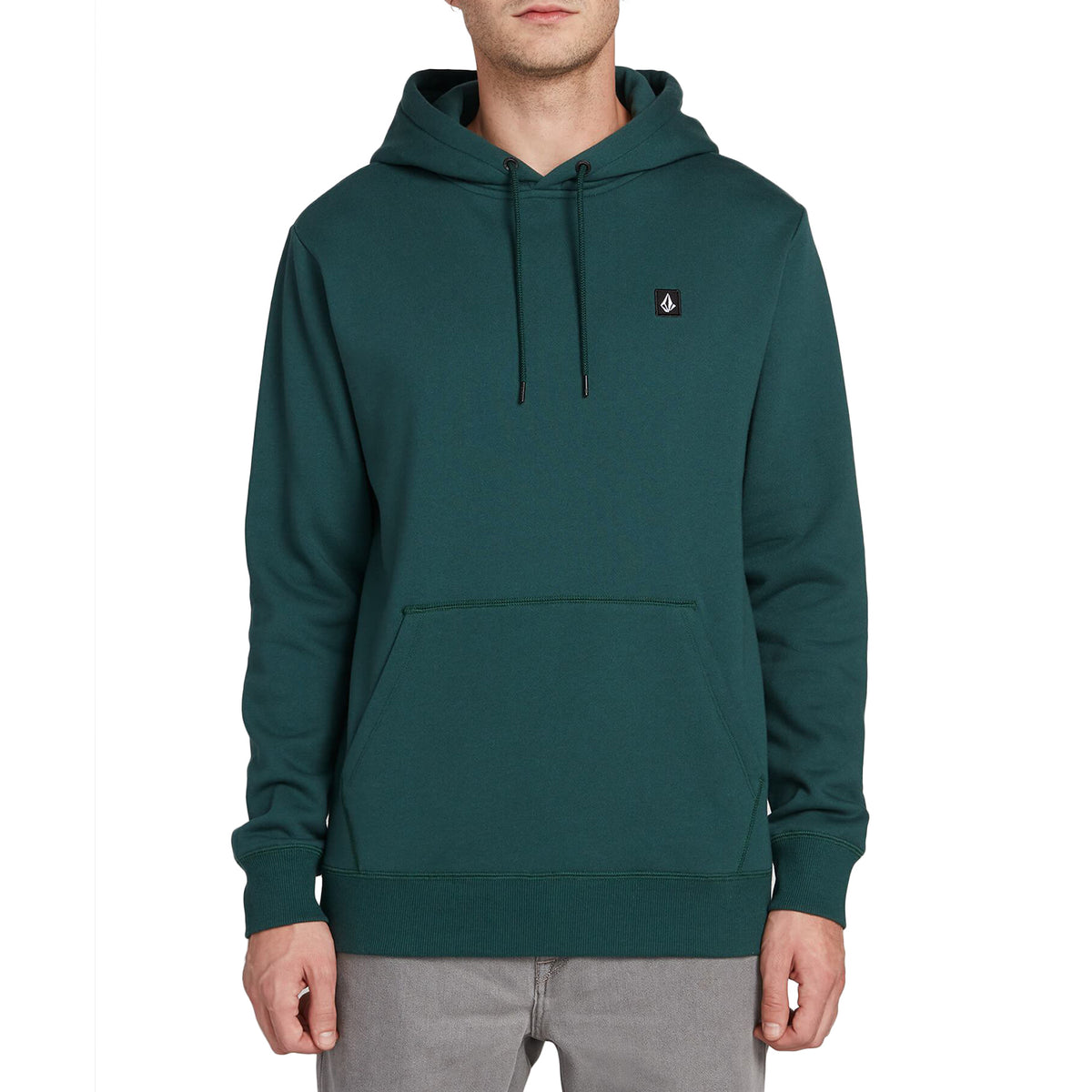 Volcom Single Stone Pull-Over Hoodie Evergreen