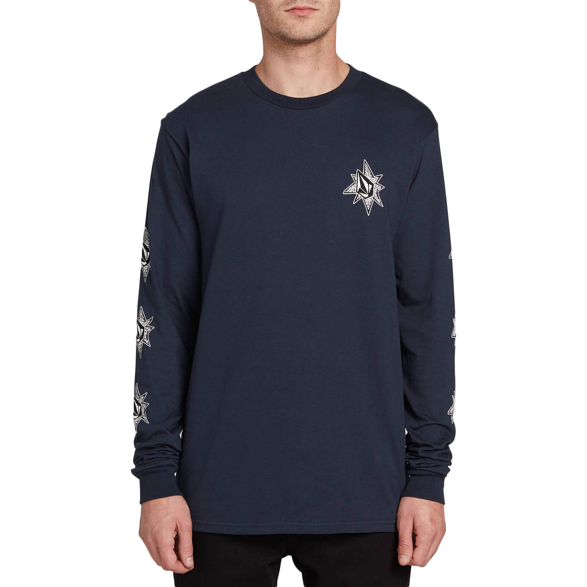 Volcom Family Stones Long-Sleeve T-Shirt Navy