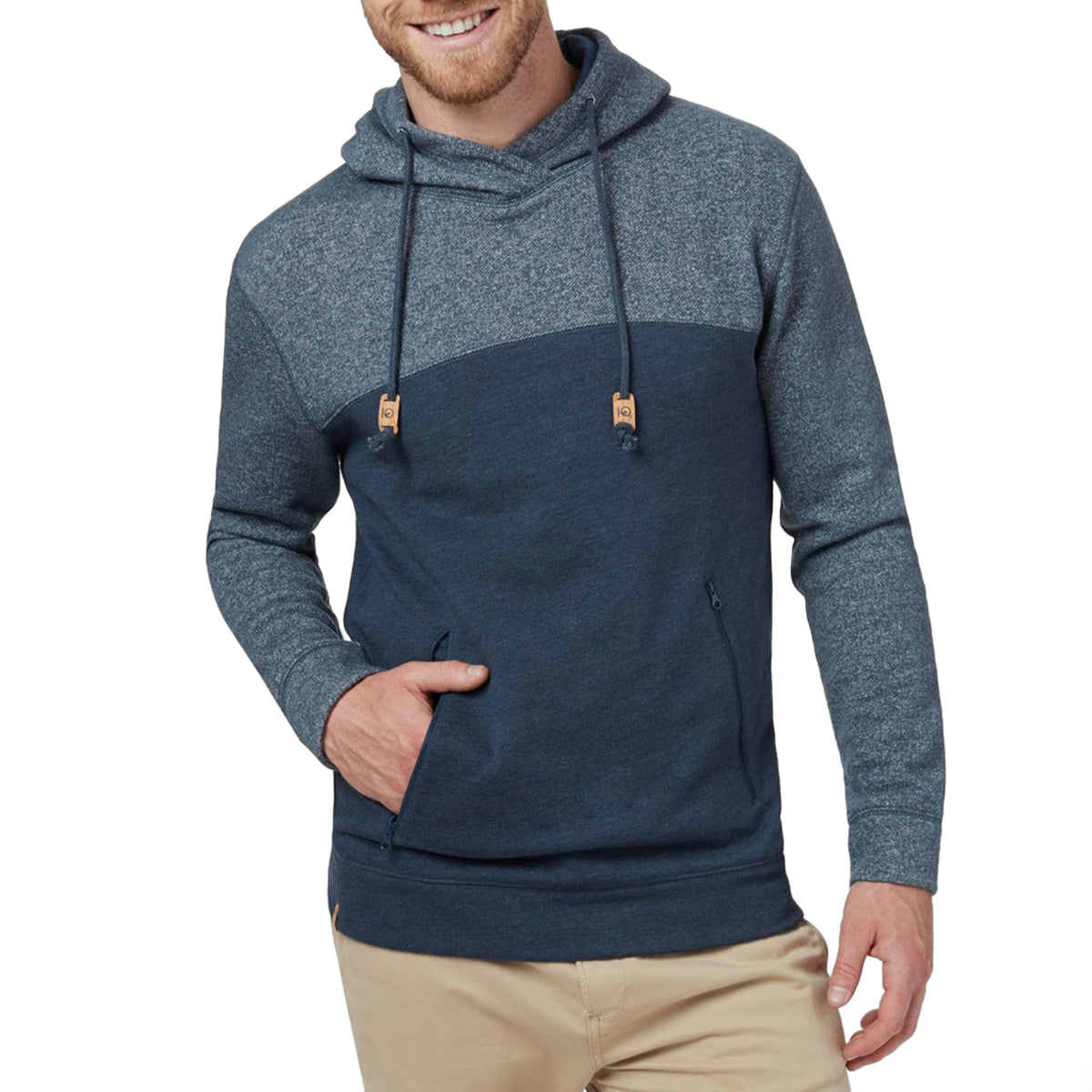Tentree Tahoe Hoodie Dark Ocean Blue Heather/Dark Ocean Blue Marled