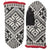 Hestra Nordic Wool Mittens - Women's Black/Off White