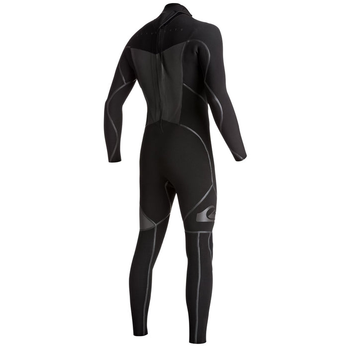 Quiksilver 4/3 Syncro+ Back Zip Wetsuit Black/ Jet Black