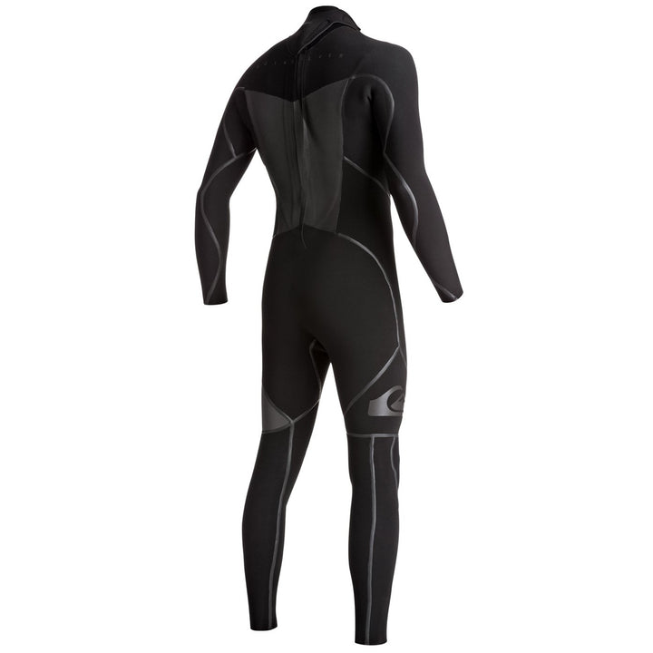 Quiksilver 4/3 Syncro+ Back Zip Wetsuit Black/ Jet Black