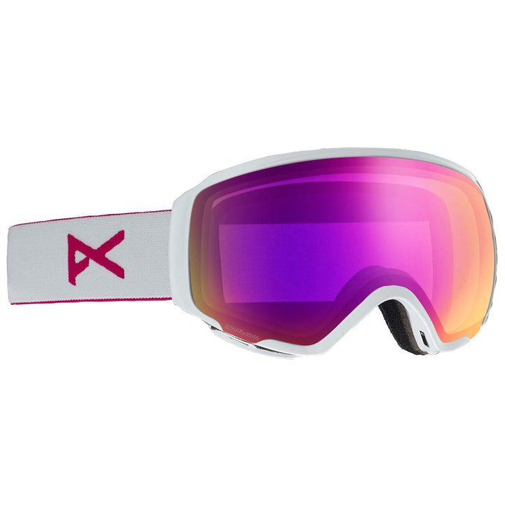 Anon WM1 Asian Fit Goggles - Women's Pearl White/Sonar Pink + Sonar Infared