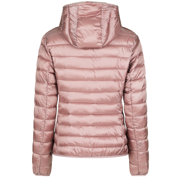 Save the Duck Giga Short Hood Jacket - Women's Blush Pink