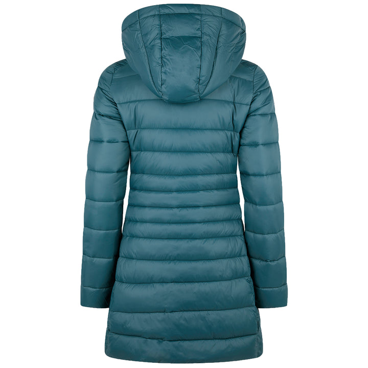 Save the Duck Giga Long Hood Jacket - Women's Alpine Green