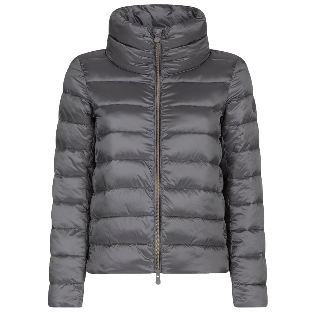 Save the Duck Iris Funnel Neck Jacket - Women's Mid Grey