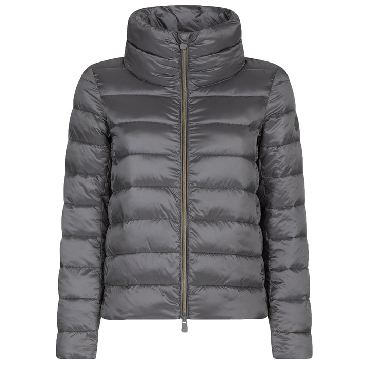Save the Duck Iris Funnel Neck Jacket - Women's Mid Grey