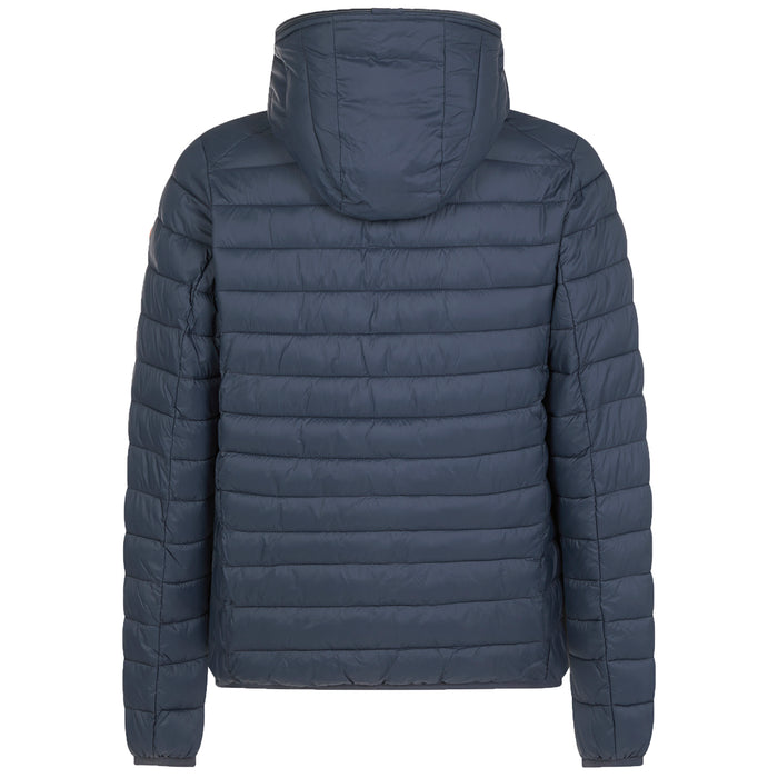 Save the Duck Giga Hooded Jacket Ebony Grey
