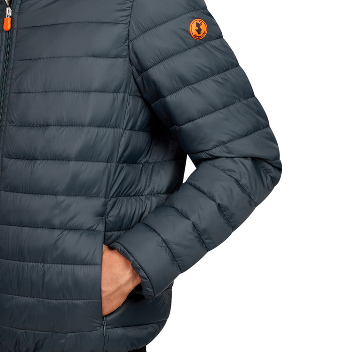 Save the Duck Giga Sherpa Hood Jacket Green/Black
