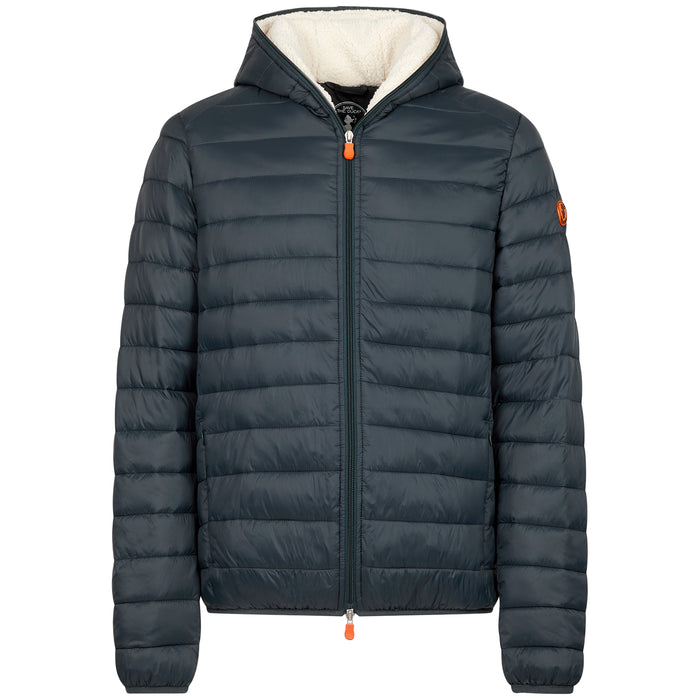 Save the Duck Giga Sherpa Hood Jacket Green/Black