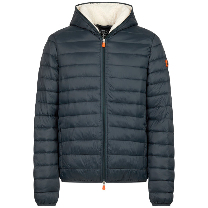 Save the Duck Giga Sherpa Hood Jacket Green/Black