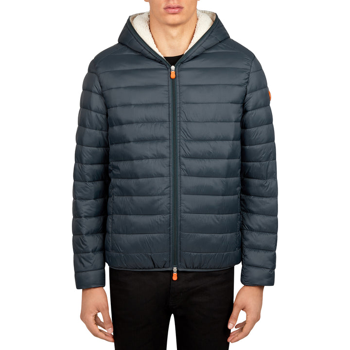 Save the Duck Giga Sherpa Hood Jacket Green/Black